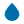 Blue water drop icon for clean water delivery service in Southwest Louisiana
